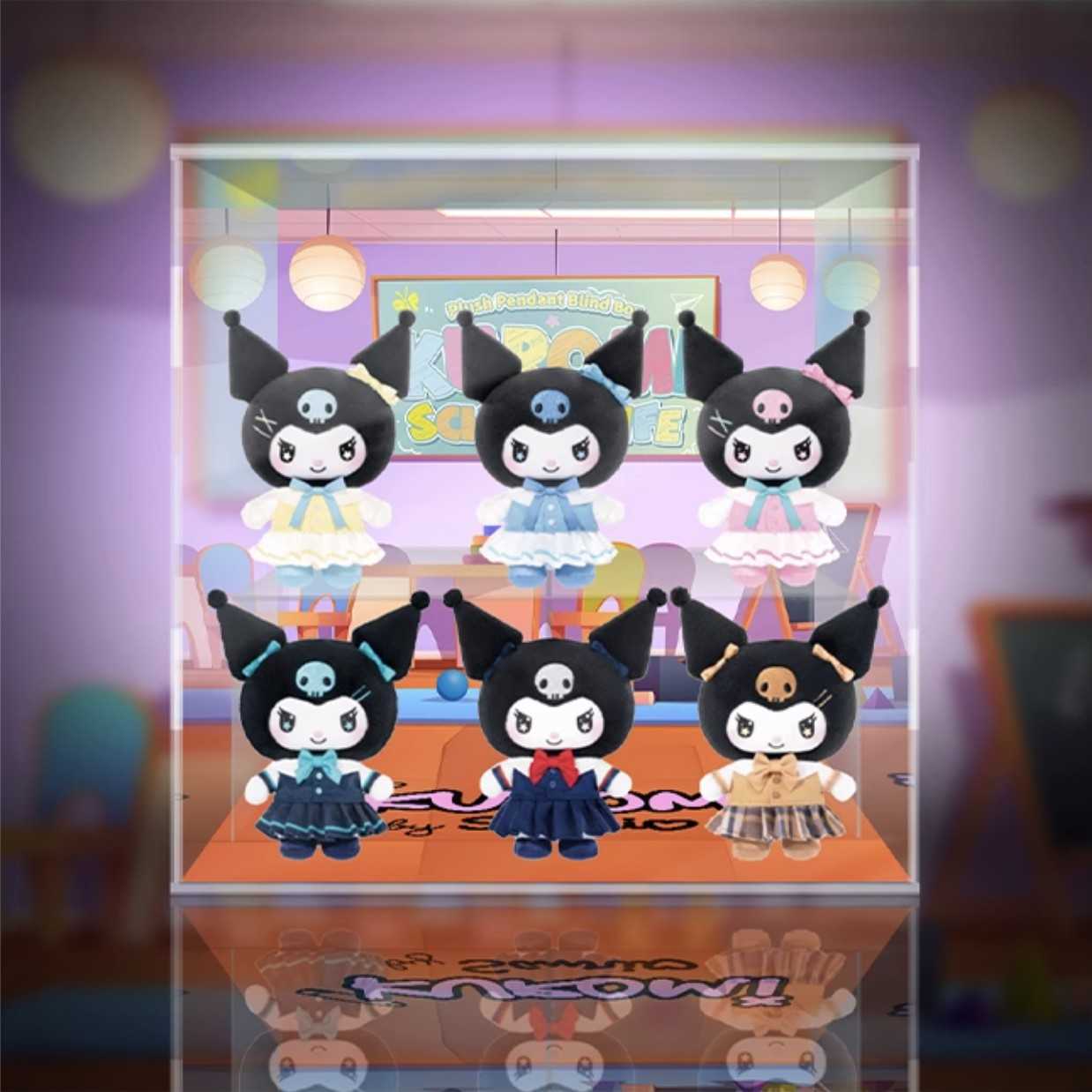 [AOWOBOX]  TOP TOY Kuromi 庫洛米 校園日記 系列 盲盒展示盒