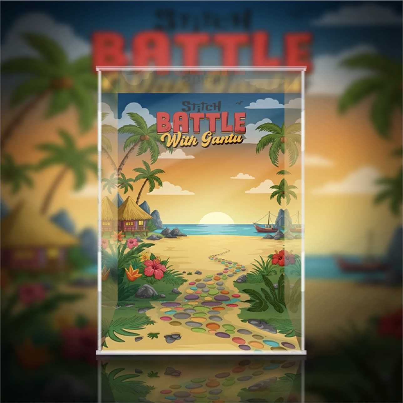 [AOWOBOX]  52TOYS 史迪仔 怪可愛系列 決戰鋼圖 展示盒