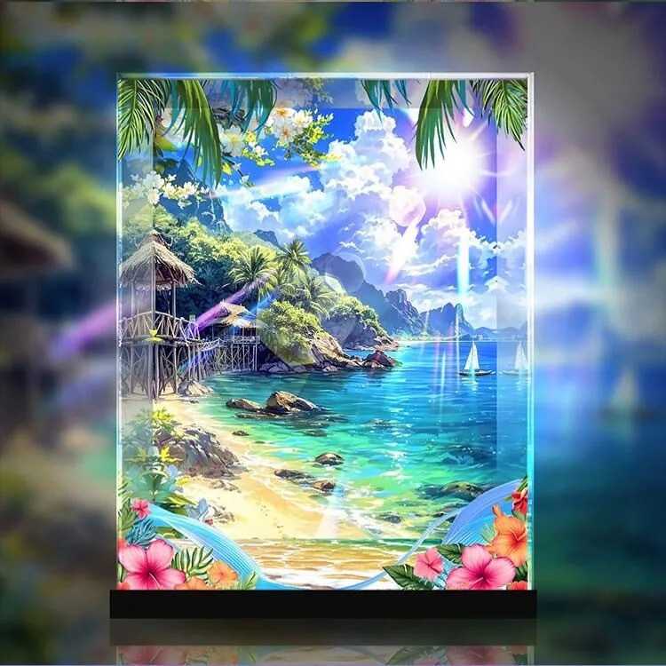 [AOWOBOX]  WonderfulWorks 優米雅的鍊金工房 優米雅 利斯菲爾德 泳裝 展示盒