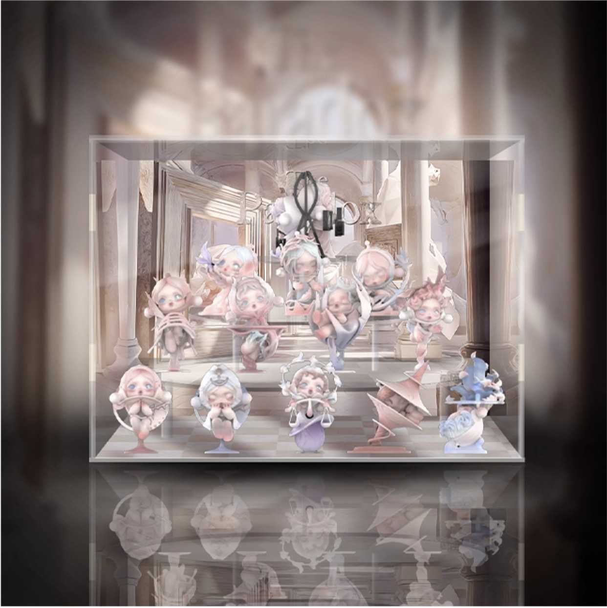 [AOWOBOX]  泡泡瑪特 Skullpanda 進退之門 系列 盲盒展示盒