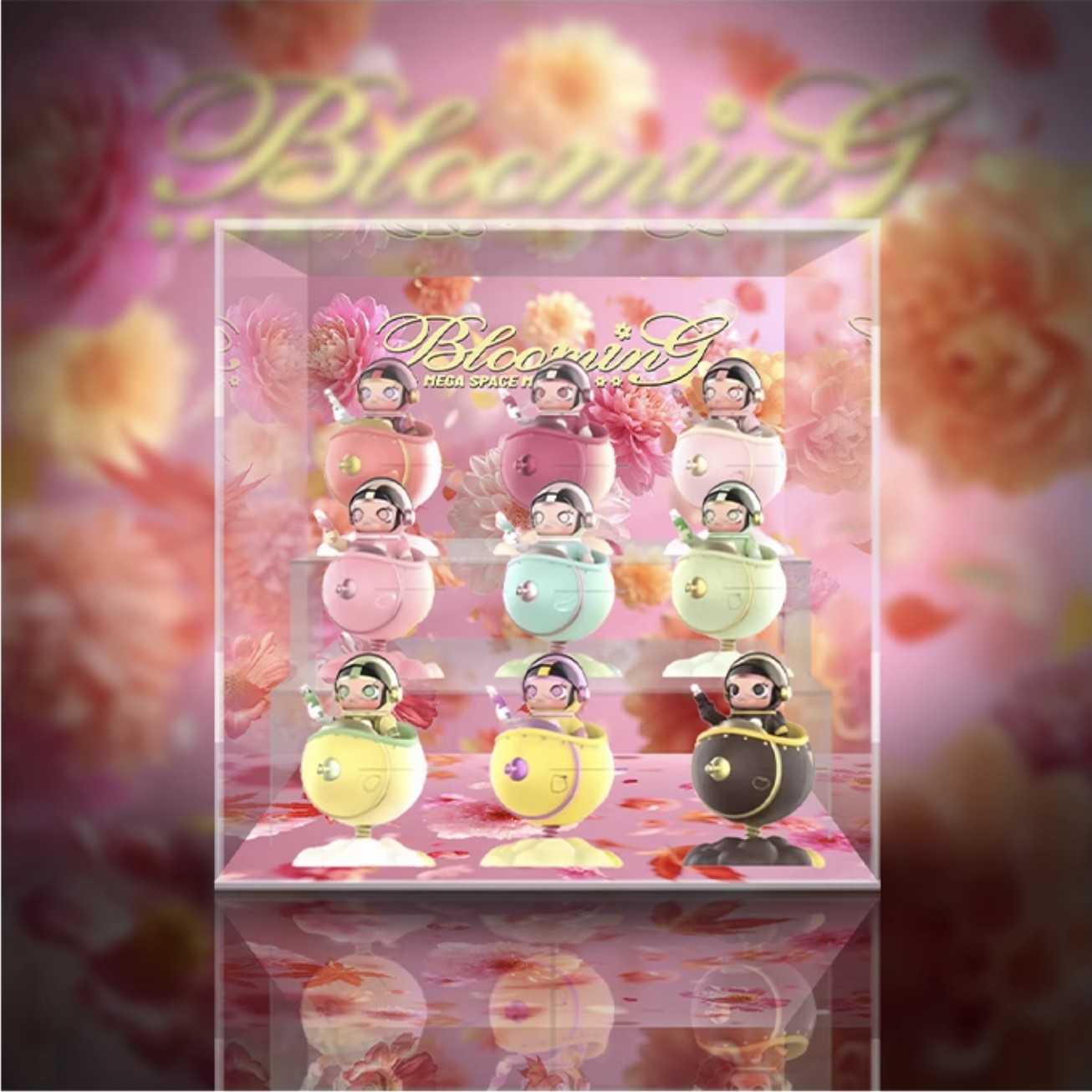 [AOWOBOX]  泡泡瑪特 Mega Space Molly 綻放 系列 盲盒展示盒
