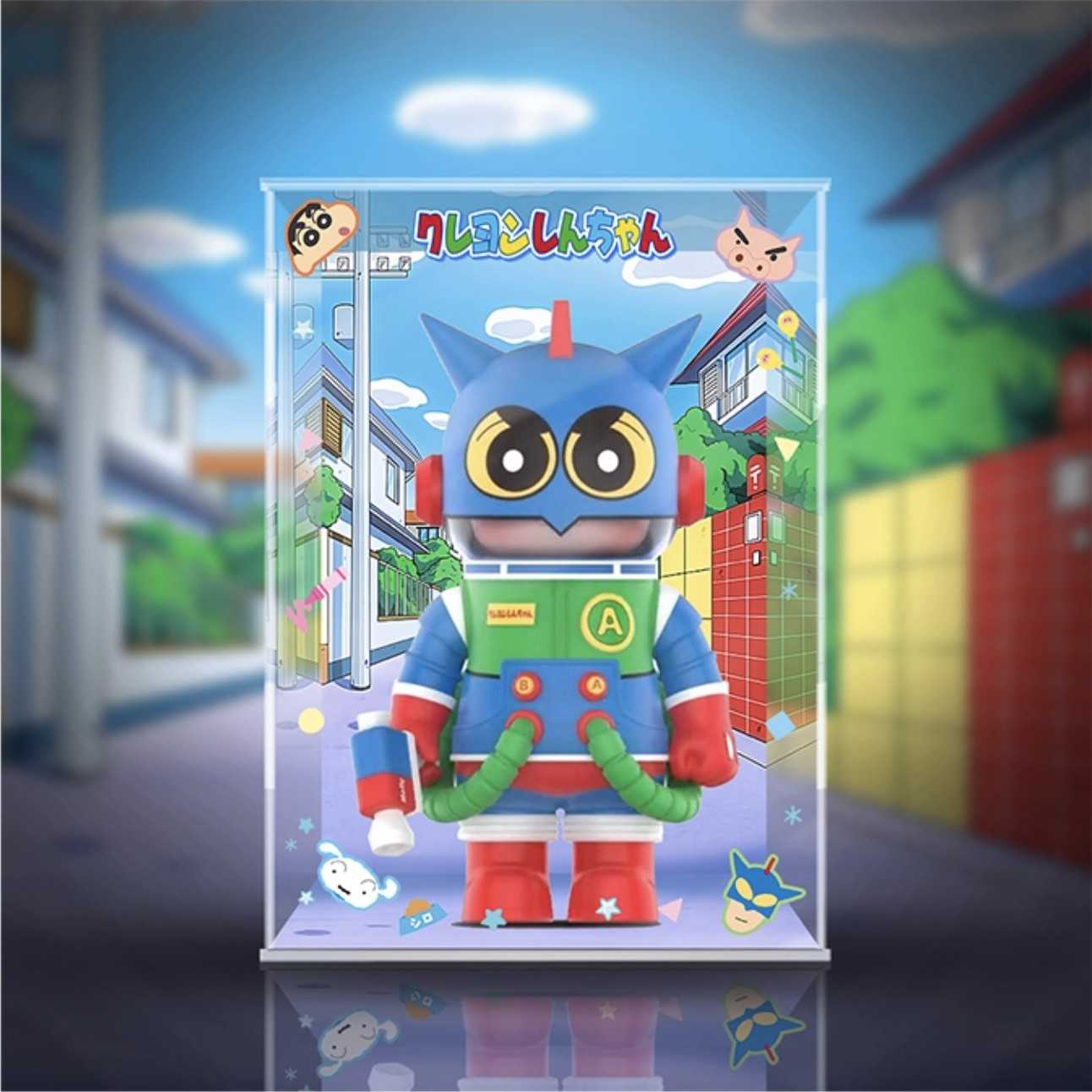 [AOWOBOX]  泡泡瑪特 MEGA Space Molly 400% 蠟筆小新 動感超人 展示盒