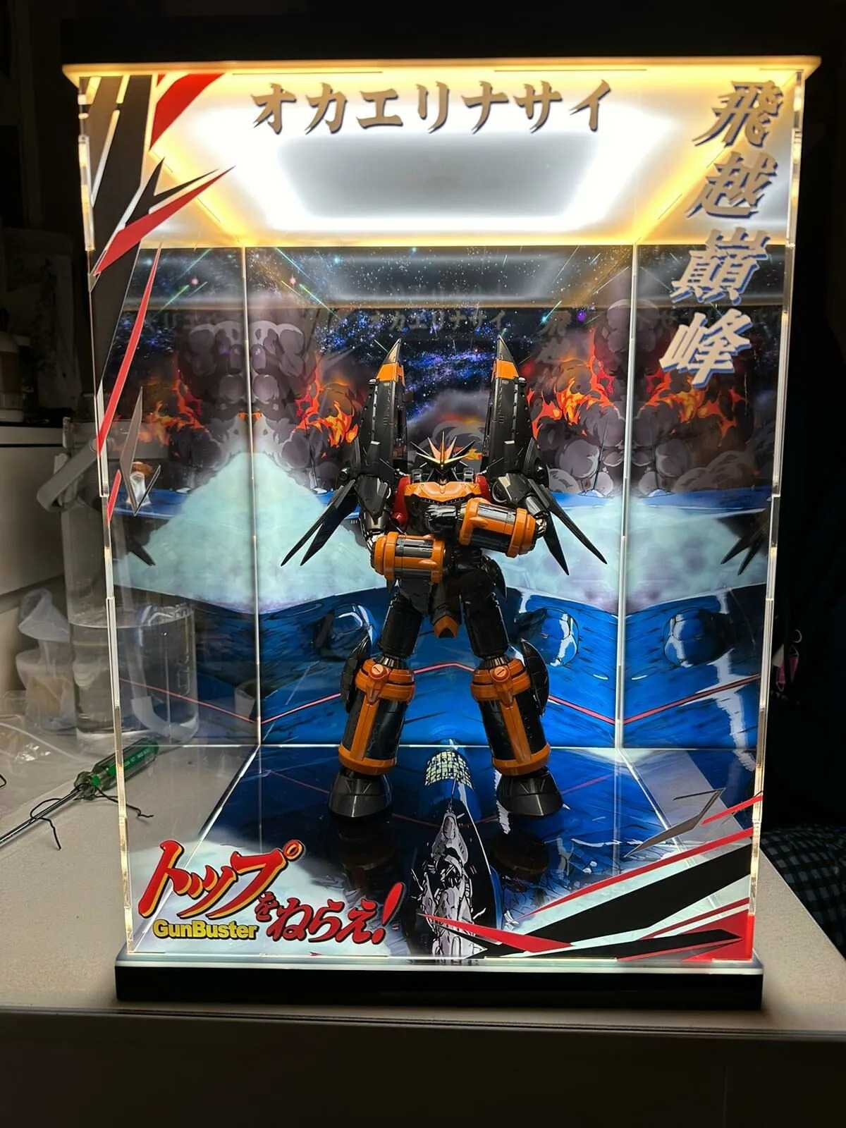 【AOWOBOX】CCSTOYS 鐵魄 飛越巔峰 鋼巴斯達 GunBuster 公仔專屬展示盒