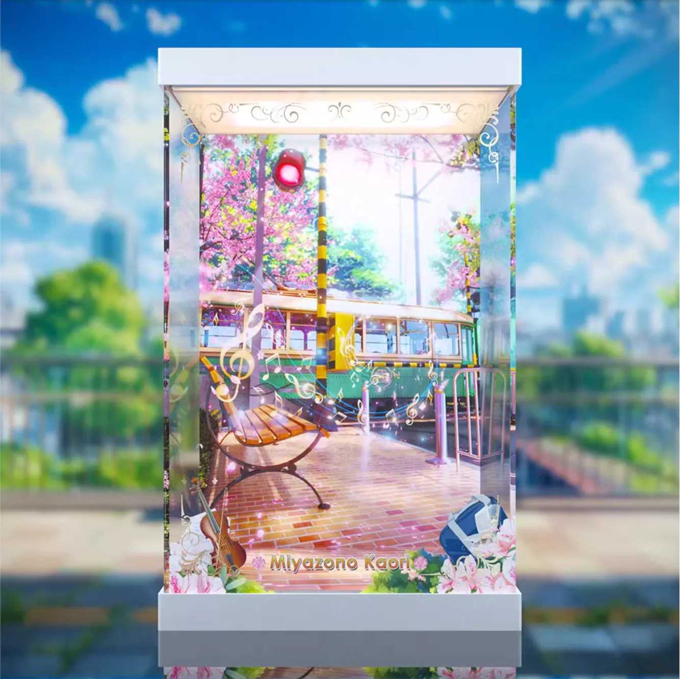 [AOWOBOX] Good Smile 四月是你的謊言 宮園薰 公仔主題展示盒