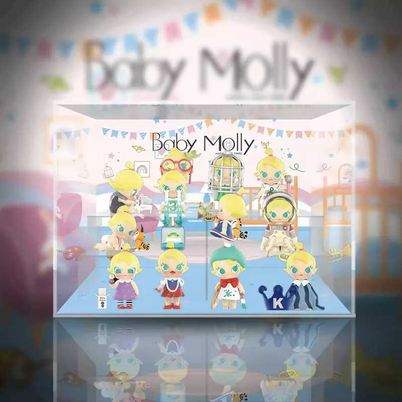 【AOWOBOX】Pop Mart 泡泡瑪特 Baby Molly 當我三歲時 系列 盲盒公仔專屬展示盒