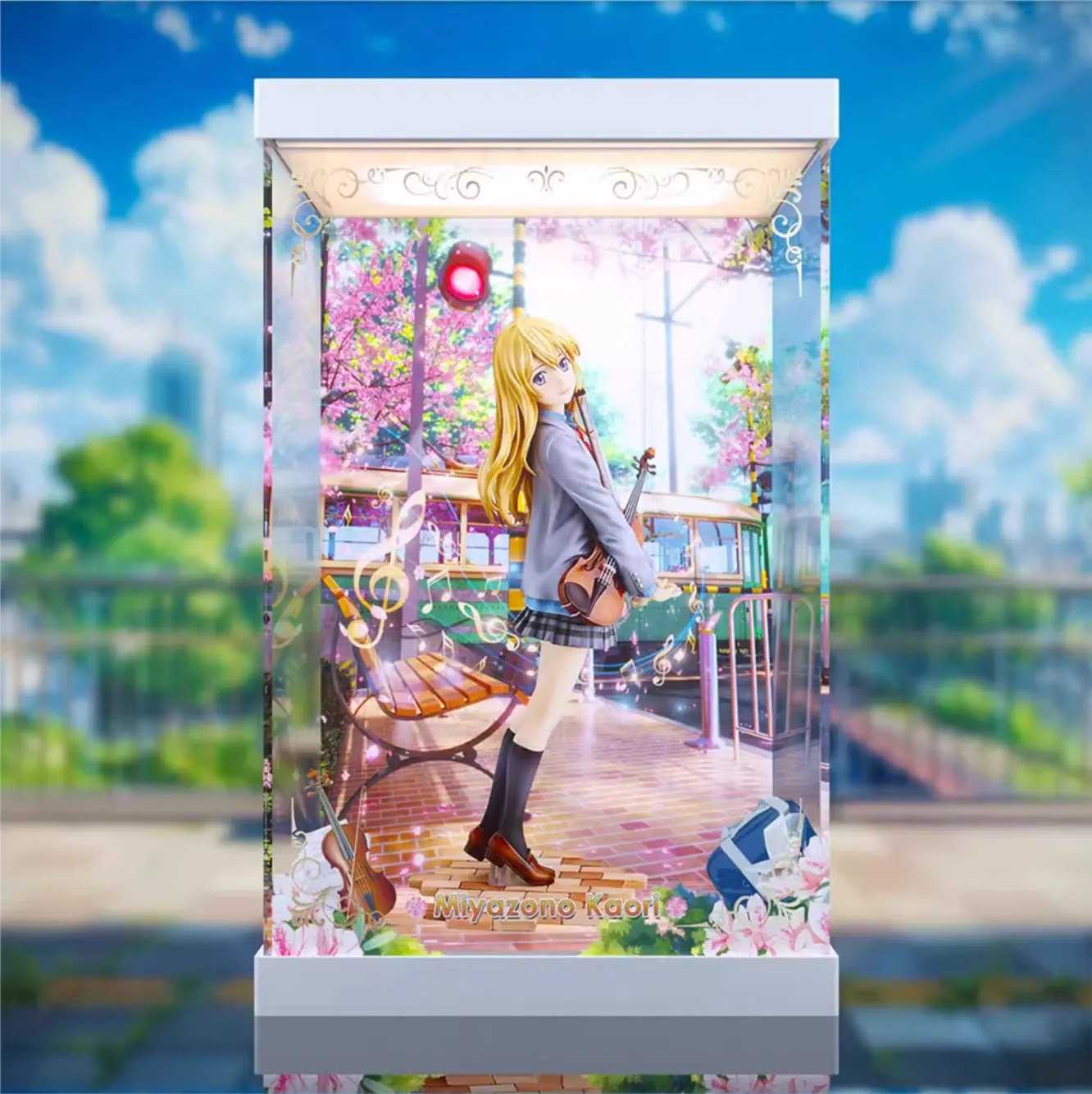 [AOWOBOX] Good Smile 四月是你的謊言 宮園薰 公仔主題展示盒