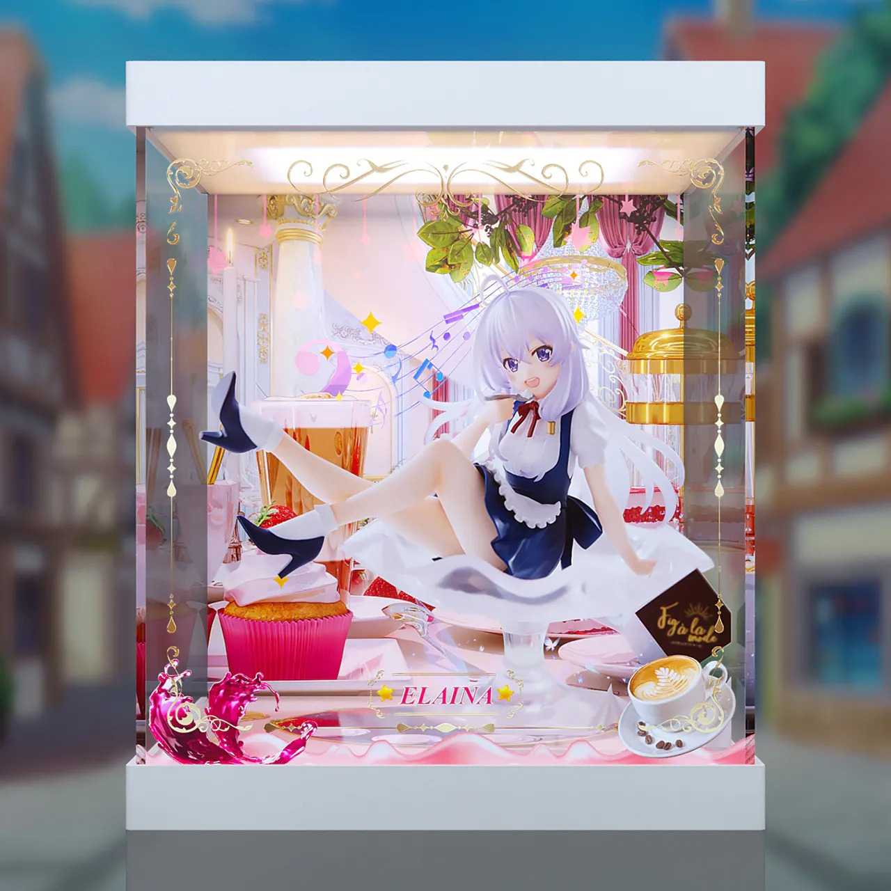 【AOWOBOX】FuRyu TENITOL 魔女之旅 雪糕 伊蕾娜模型公仔主題展示盒