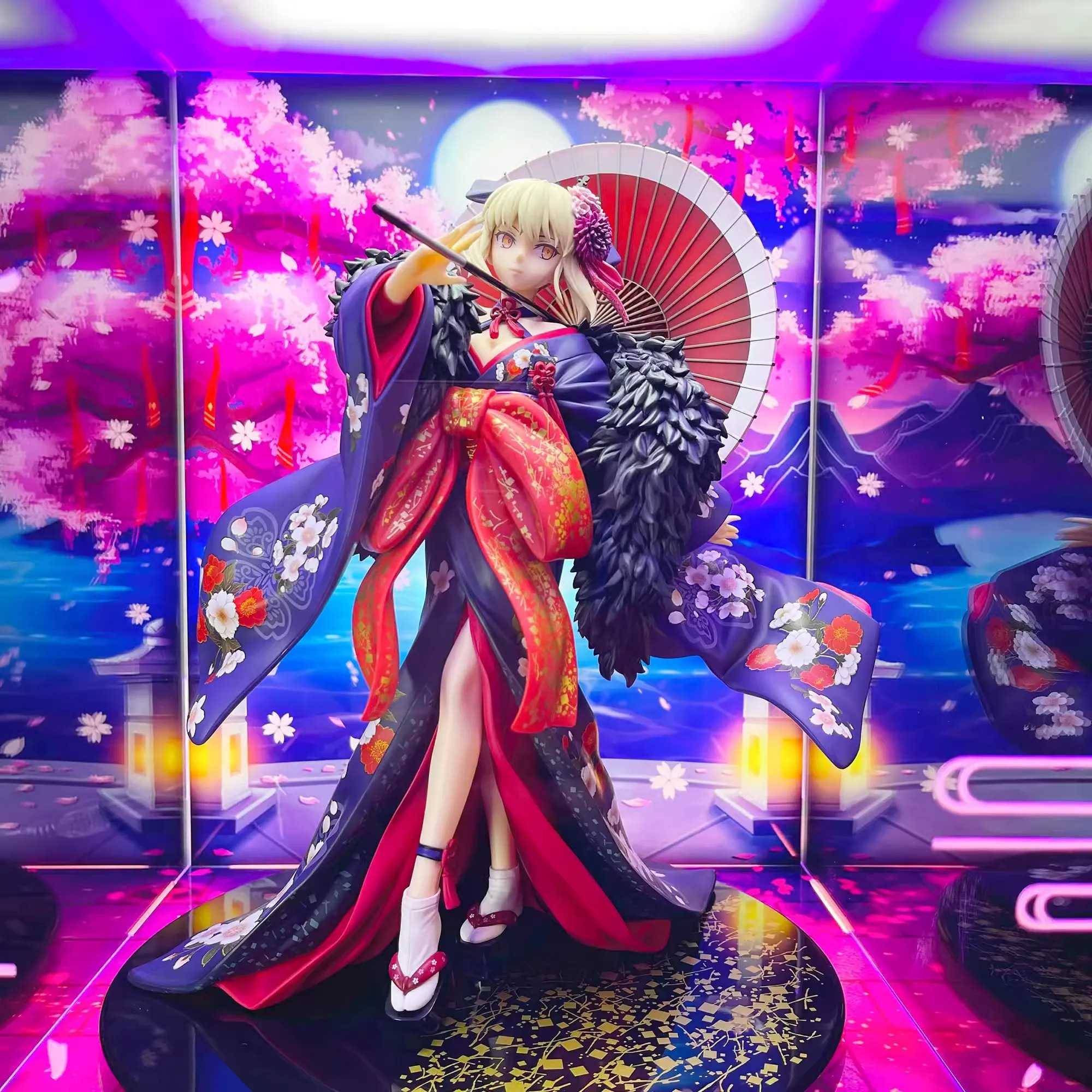 【AOWOBOX】GSC 角川 KDcolle 劇場版 Fate stay night Heaven\u0027s Feel 1/7 Saber Alter 和服專屬展示盒