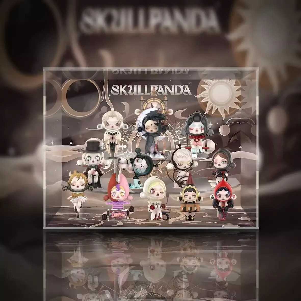 【AOWOBOX】Pop Mart 泡泡瑪特 SKULLPANDA 漫相集 系列 盲盒公仔專屬展示盒