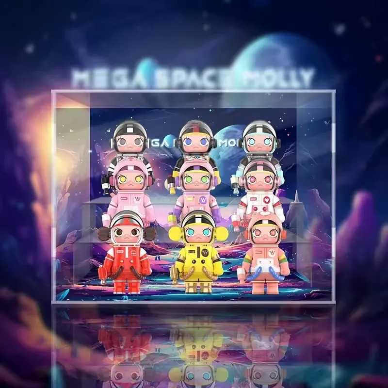 [AOWOBOX] Pop Mart 泡泡瑪特 MEGA SPACE MOLLY 100% 2-A 盲盒主題展示盒