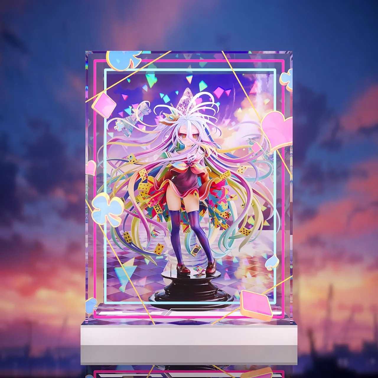 【AOWOBOX】GSC No Game No Life 遊戲人生 1/7 白 榎宮祐 Art Works主題展示盒