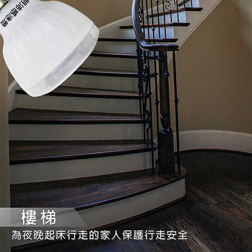 【明沛】2W LED紅外線感應燈-E27型-紅外線感應-MP4312