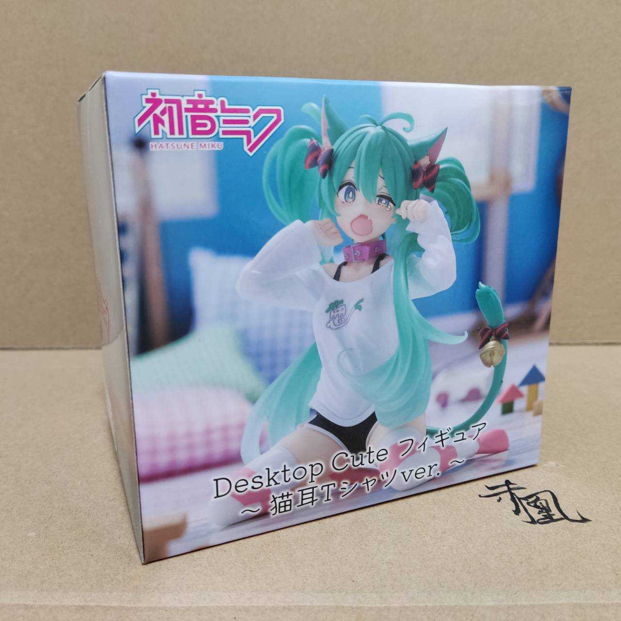 【現貨】TAITO 初音 未來 貓耳T恤 DESKTOP CUTE 景品 公仔 【岡山 玩具糾糾】
