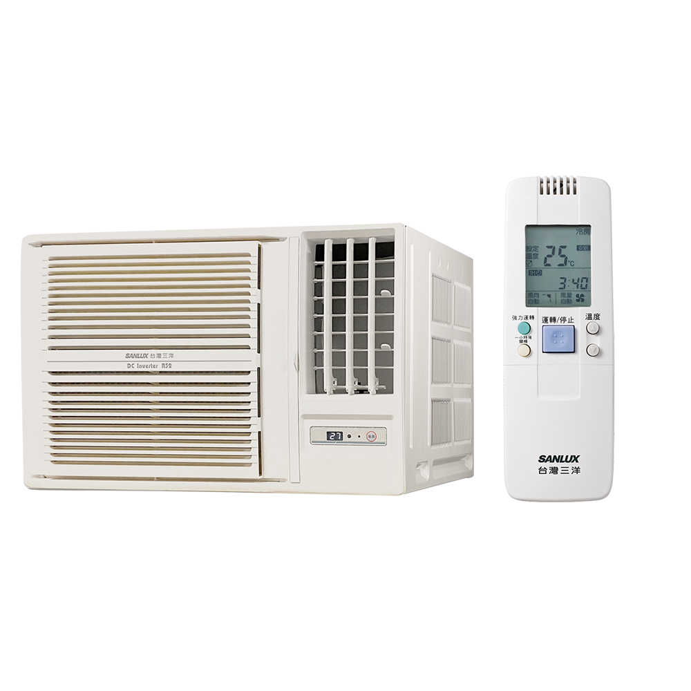【SANLUX臺灣三洋】 4-6坪 1級變頻窗型右吹冷專冷氣 SA-R28VSR
