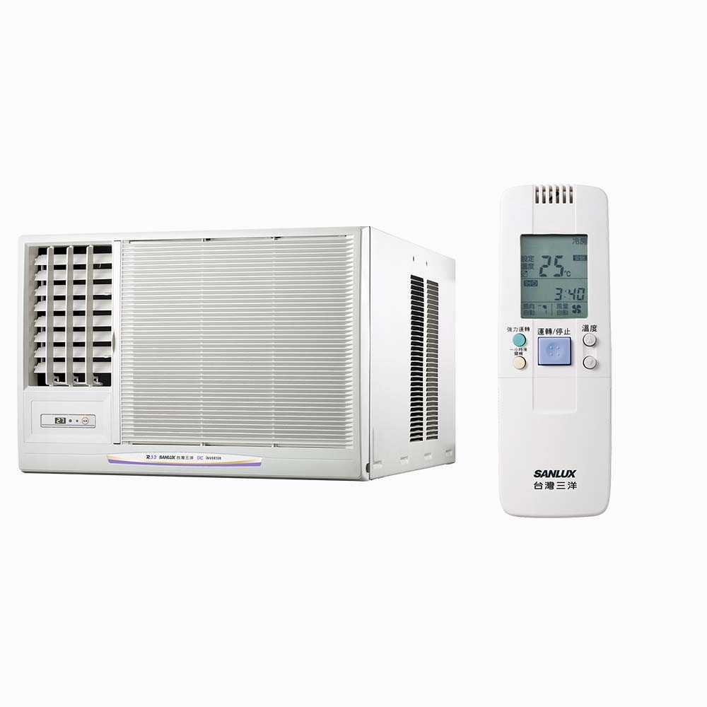 【SANLUX臺灣三洋】 9-11坪 1級變頻窗型左吹冷暖冷氣 SA-L60VHR