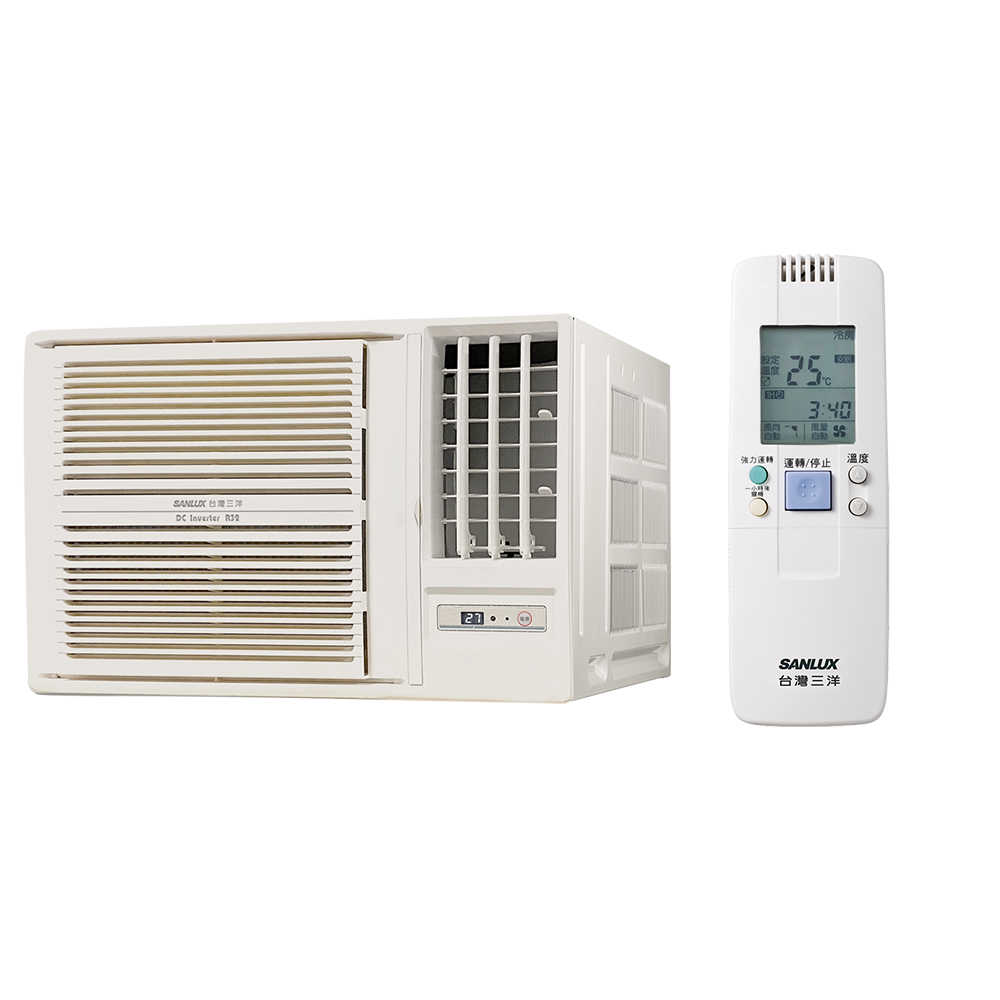 【SANLUX臺灣三洋】 4-6坪 1級變頻窗型左吹冷專冷氣 SA-L28VSR
