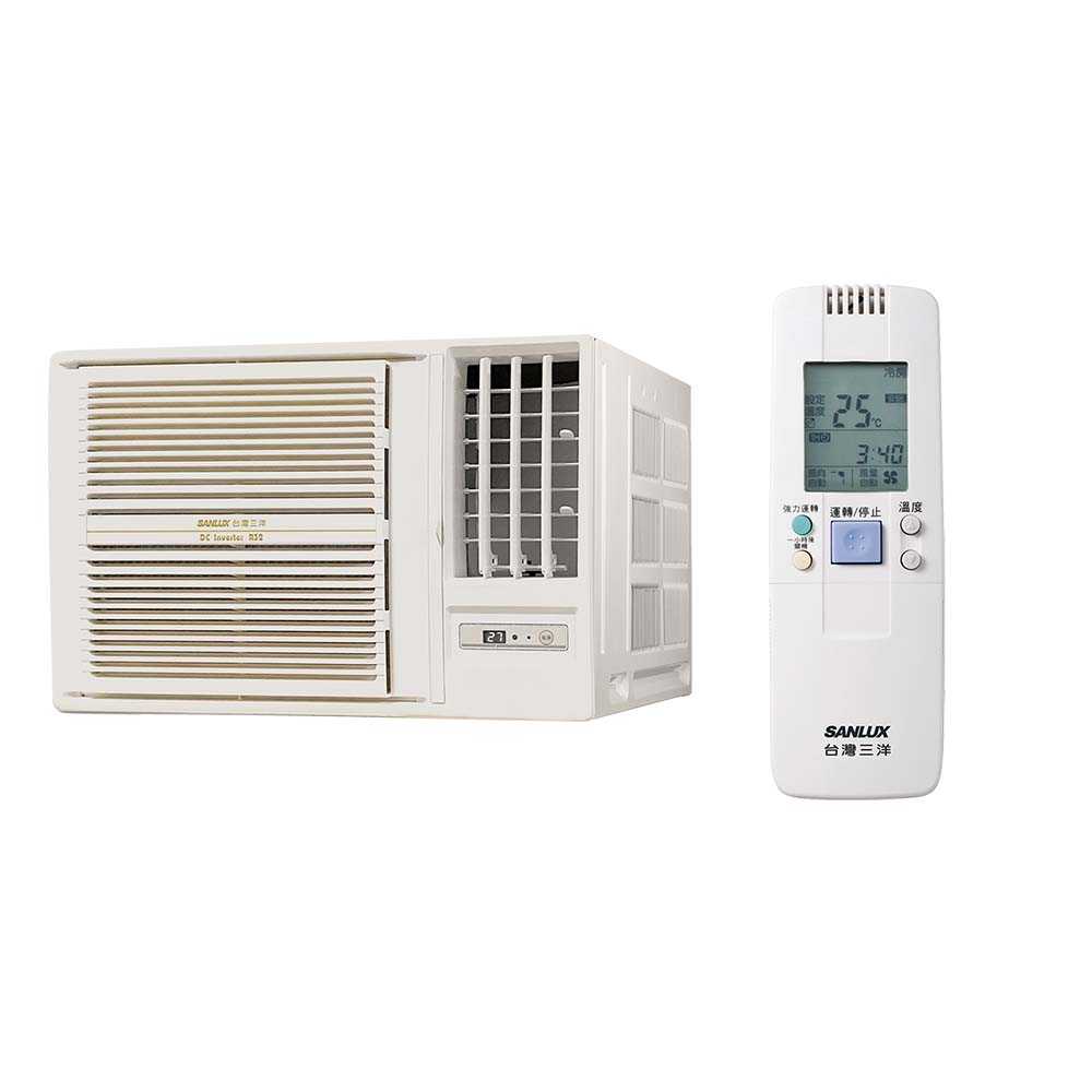 【SANLUX臺灣三洋】 4-6坪 1級變頻窗型右吹冷暖冷氣 SA-R28VHR