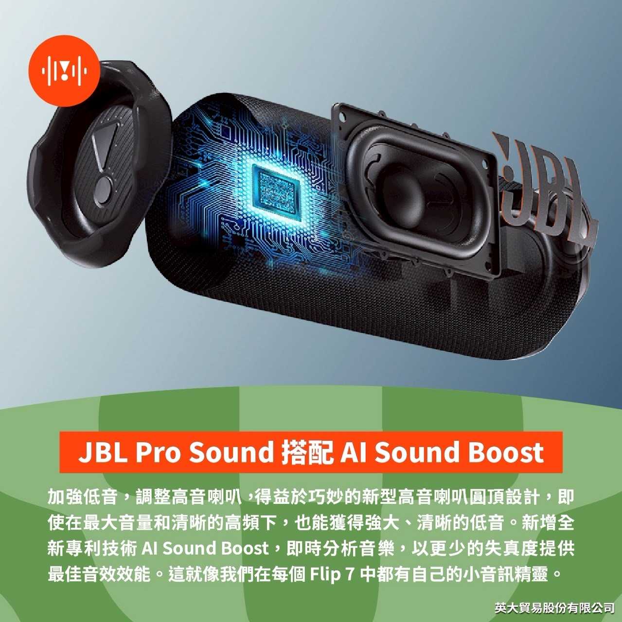 新品上市✨【記峰  JBL】Flip 7 便攜型防水藍牙喇叭 | 16小時續航(英大公司貨)