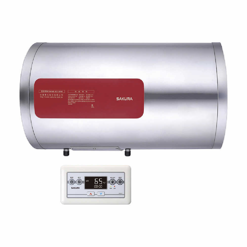 【SAKURA 櫻花】12加侖-橫掛式儲熱式標準e省電電熱水器 EH-1210LTS4