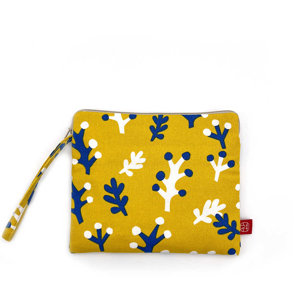 【預購】花見小路．手製鞋｜Kobo Sage 電子書閱讀器8吋收納袋（可收納觸控筆）－日本花布鋪棉收納袋