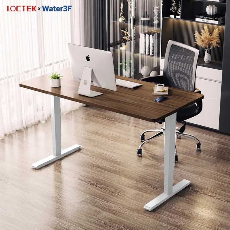 樂歌Loctek｜三段式雙馬達穩定升降 人體工學電動升降桌 DF1 抗噪/耐重 進階款 免運費免安裝
