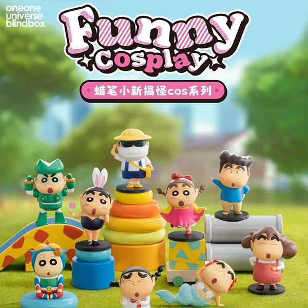 【冷門玩具】📣現貨盲盒📣52 TOYS 蠟筆小新 搞怪cos系列 盲盒 盒玩  一中盒8入