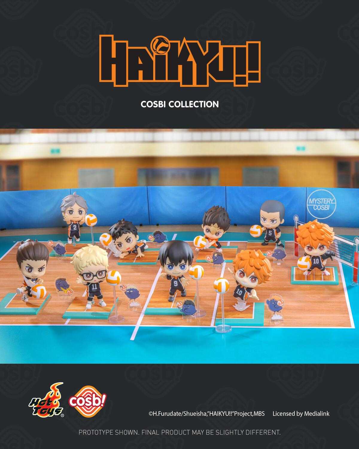 【冷門玩具】『預購』預購盲盒 Hot Toys Cosbi 排球少年 盲盒 一中盒8入
