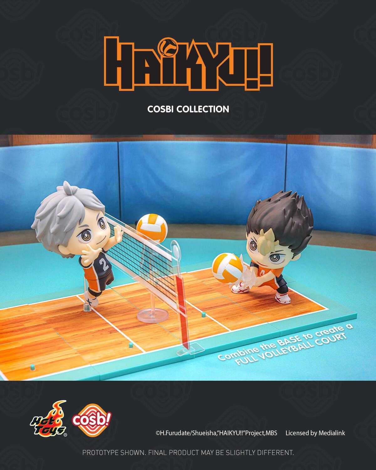 【冷門玩具】『預購』預購盲盒 Hot Toys Cosbi 排球少年 盲盒 一中盒8入