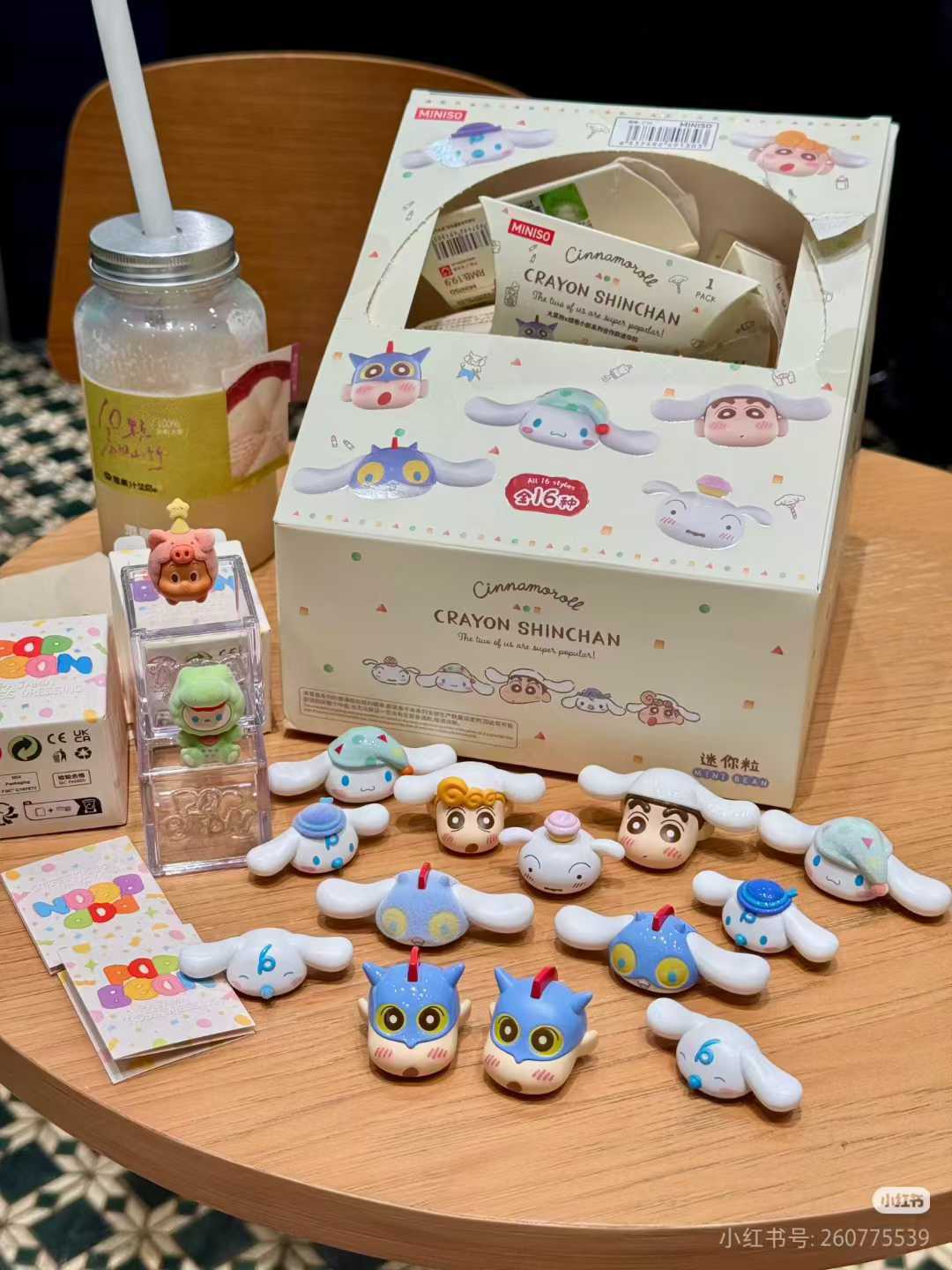 【冷門玩具】🆕『預購』9月 預購盲盒 大耳狗x蠟筆小新系列 迷你萌粒 盲盒 盒玩 一中盒16入