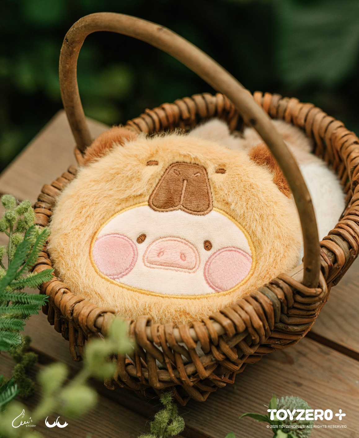 【冷門玩具】📣現貨盲盒📣罐頭豬LuLu豬 動物派對系列 - 毛絨隨身包 盲盒 一中盒6入