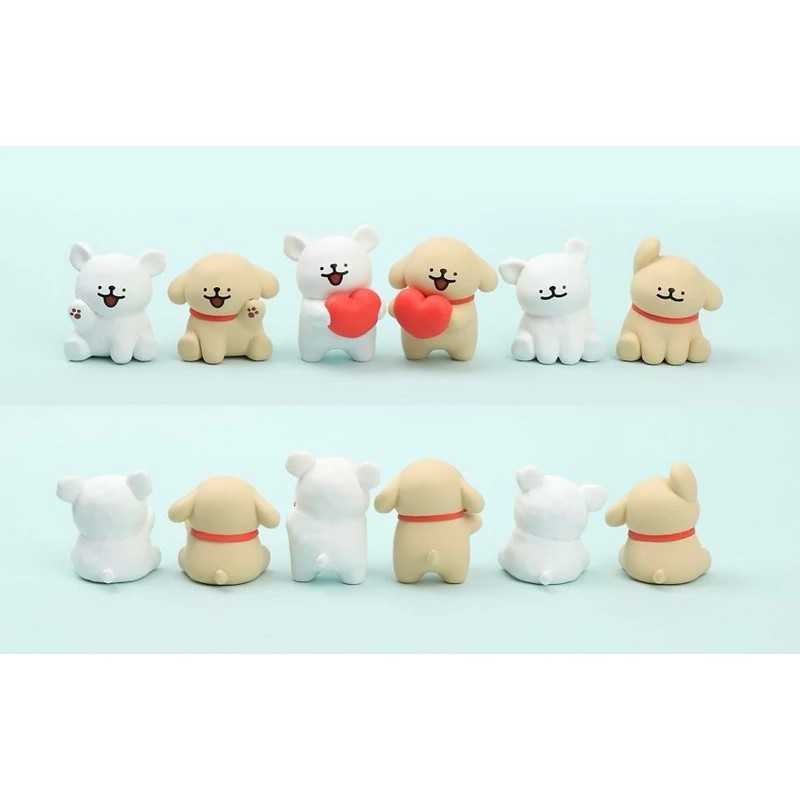 【冷門玩具】📣現貨盲盒📣韓國Maltese線條小狗公仔盲盒  一中盒6入