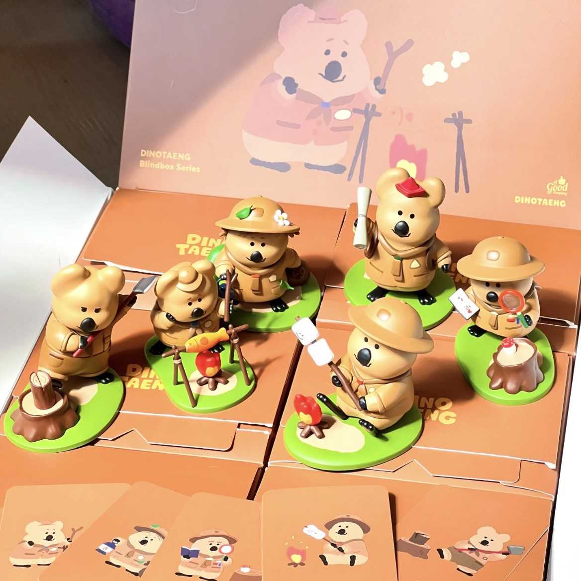 【冷門玩具】📣現貨盲盒📣柿子椒熊 DINOTAENG 露營系列 盲盒 一中盒6入