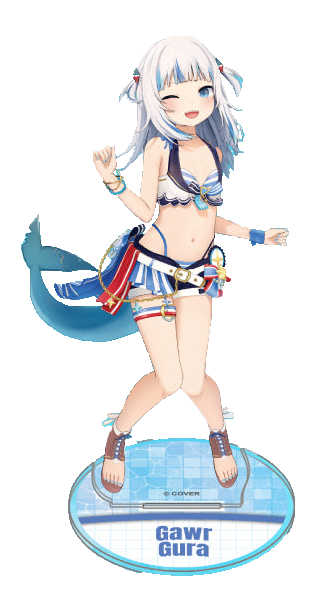 123Gawr Gura 立牌【泳裝】-2