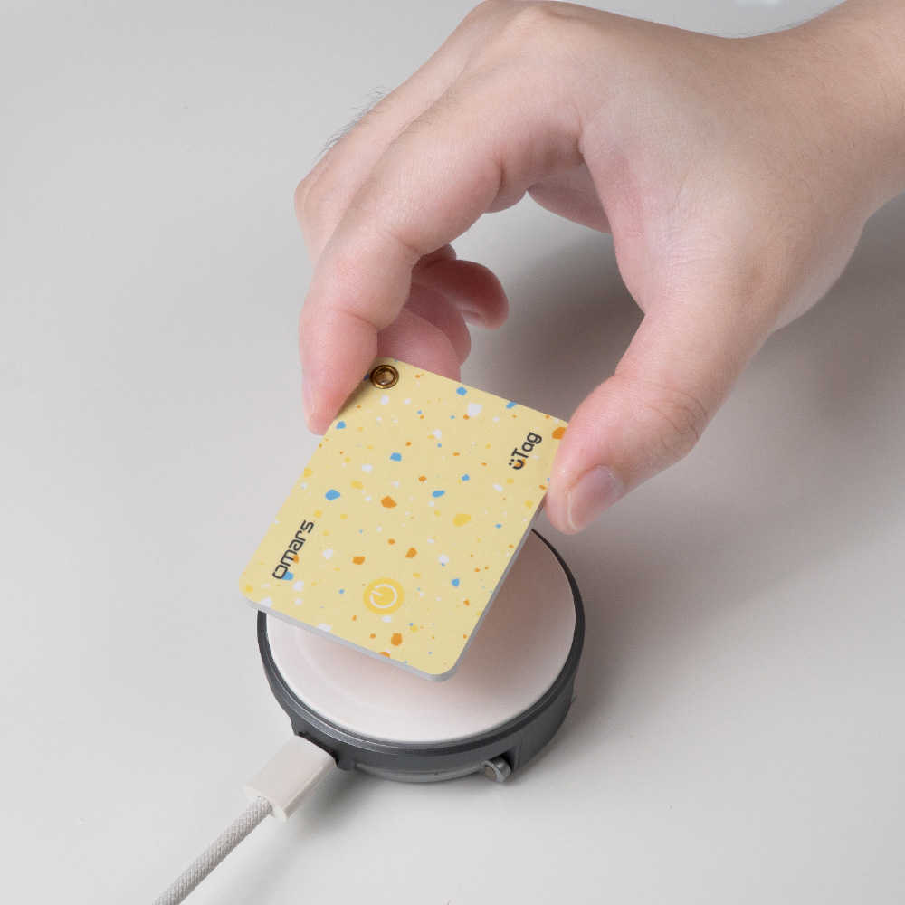 【omars】uTag智慧防丟卡｜iOS專用｜無線充電｜支援手機內建APP