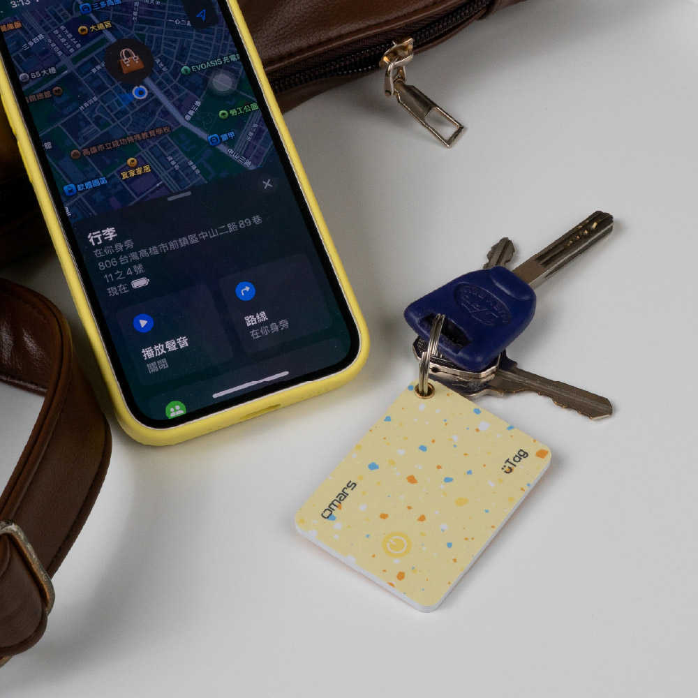 【omars】uTag智慧防丟卡｜iOS專用｜無線充電｜支援手機內建APP