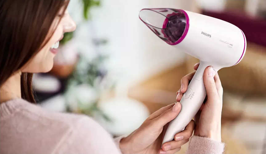 【福利品】 PHILIPS 飛利浦 折疊式負離子護髮吹風機 BHD012 【另贈mocodo大容量環保購物袋 隨機一入】