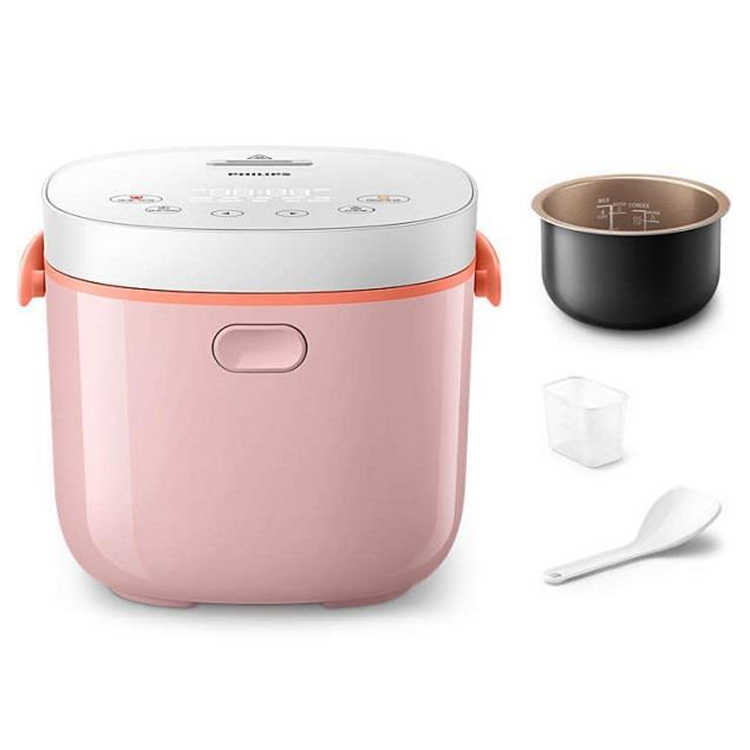 飛利浦 PHILIPS 迷你微電鍋 電子鍋 HD3070 瑰蜜粉