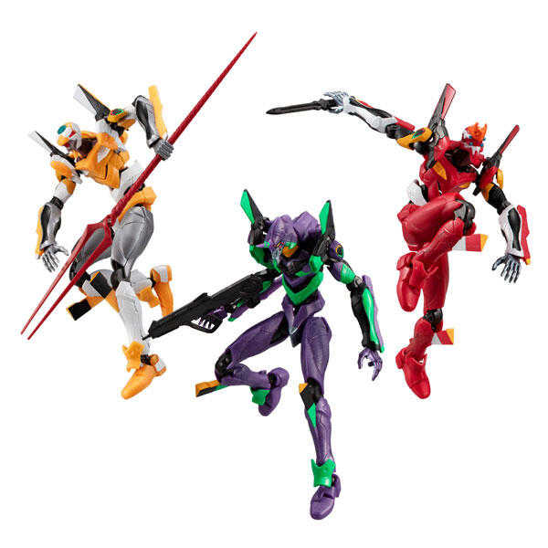 Beau特佛toys 現貨 盒玩 EVA-FRAME-DX 新世紀福音戰士 新劇場版 中盒3入 初號機 貳號機 零號機