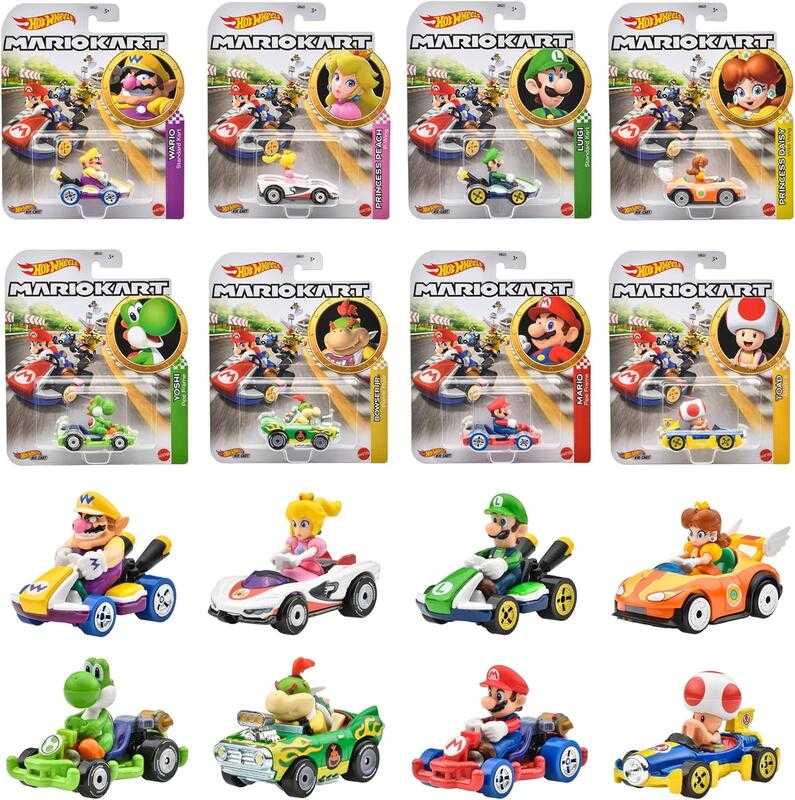 Beau特佛toys 現貨 整套販售 Hot Wheels Mario Kart 風火輪 瑪利歐賽車 馬力歐 大集合