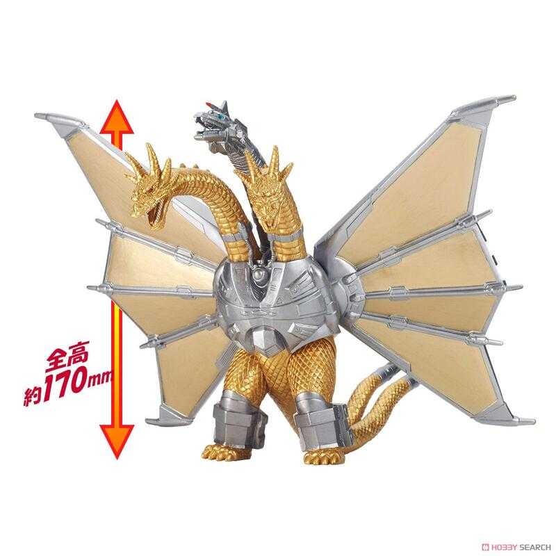 Beau特佛toys 現貨 代理 萬代 軟膠系列 哥吉拉 MOVIE MONSTER系列軟膠 機械王者 基多拉