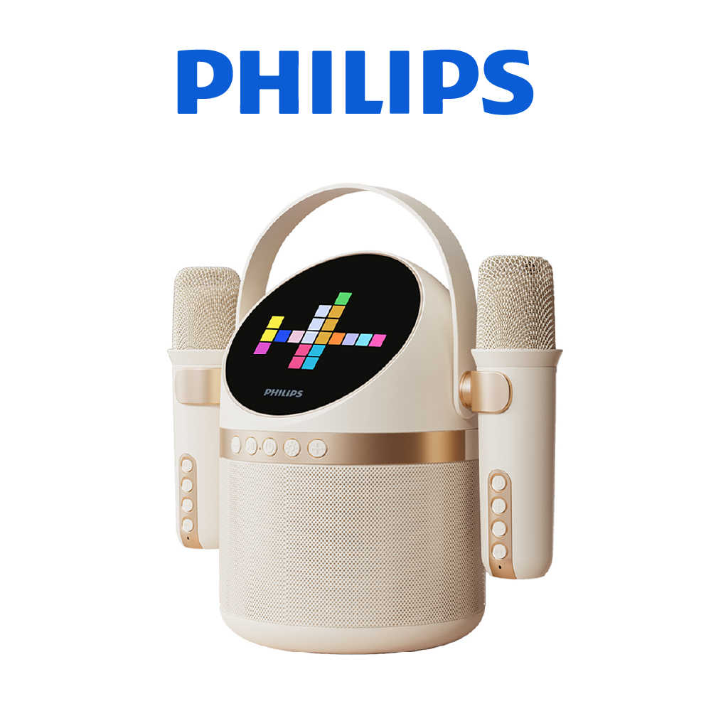PHILIPS｜TAS2509WT｜AI智慧K歌藍牙音箱｜小福麥