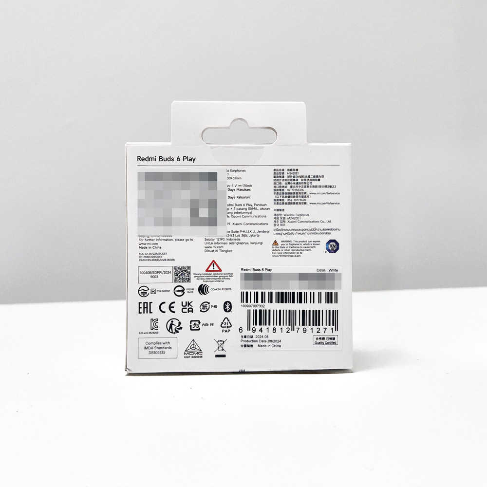 小米 Redmi Buds 6 Play 小米藍牙耳機 台灣公司貨 紅米藍牙耳機 降噪耳機