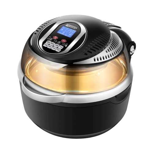 【SONGEN 松井】まつい12L可旋轉籠液晶觸控氣炸鍋 SG-1000DT-B