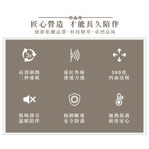 【SONGEN 松井】懷舊日式仿煤油電暖器暖氣機電暖爐 (SG-019KP)