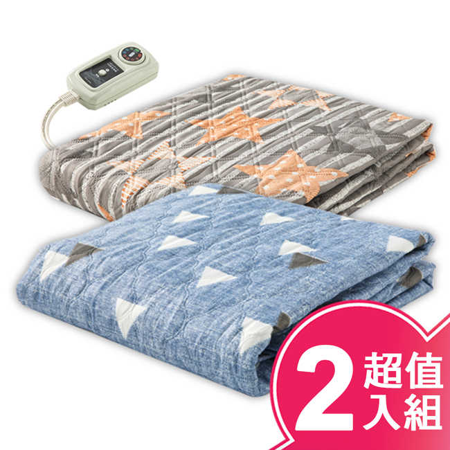 韓國甲珍 變頻式恆溫電熱毯(雙人/單人) KR3800J (2入組)