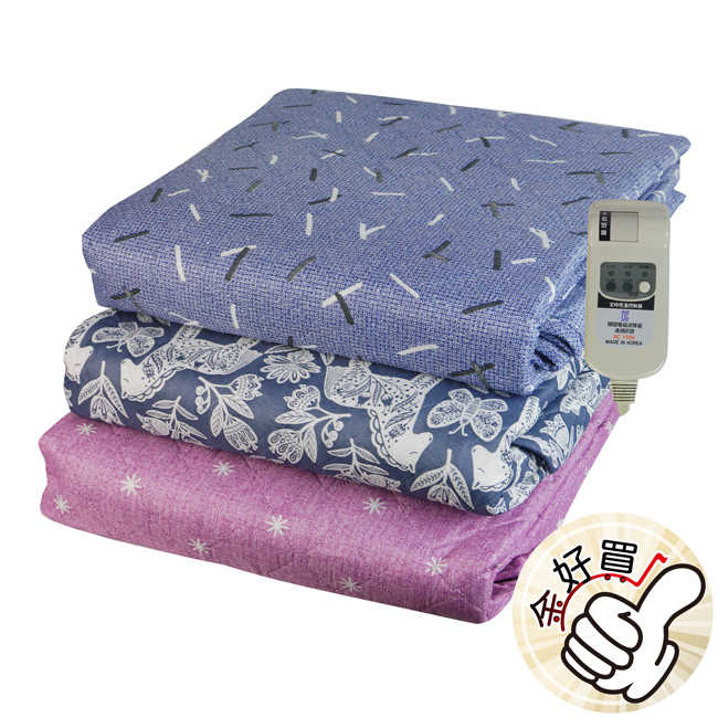 【韓國太陽牌】7段式定時恆溫(雙人/單人)電熱毯 KK-110