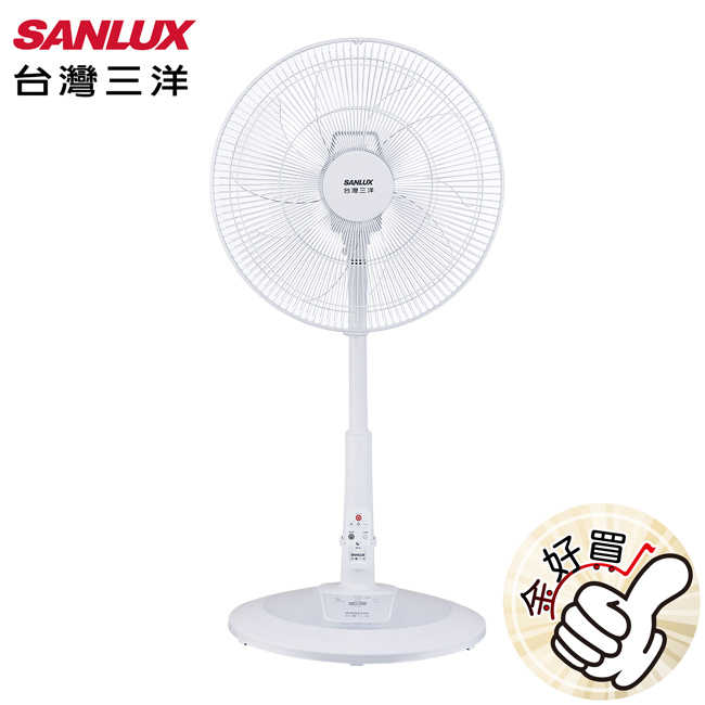 SANLUX臺灣三洋16吋DC直流遙控電風扇 EF-P16DJ