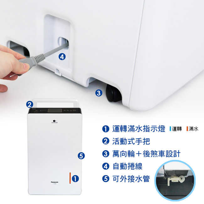 Panasonic 國際牌16公升變頻高效型清淨除濕機 F-YV32MH