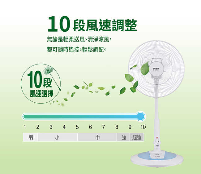 SANLUX台灣三洋14吋DC直流遙控電風扇 EF-P14DJ