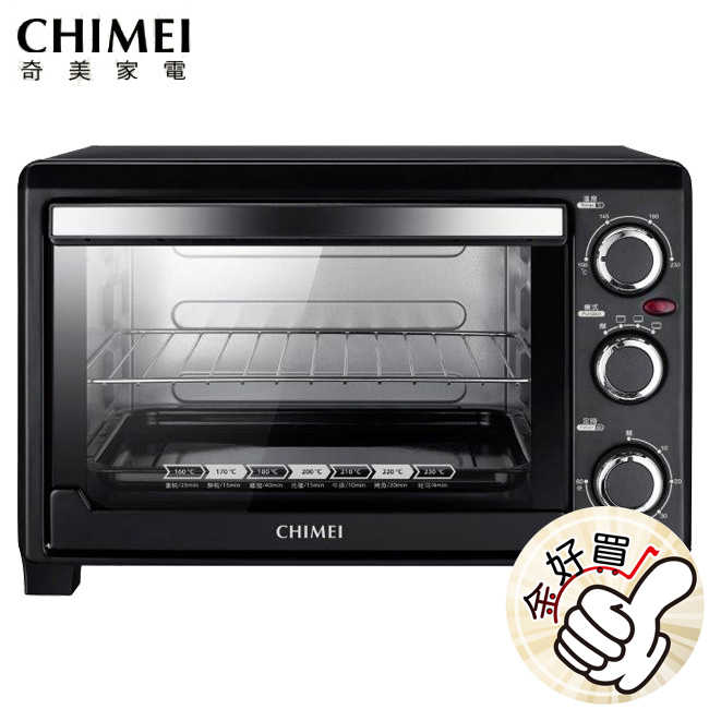 CHIMEI奇美18公升3D側旋風對流循環 大容量烤箱 EV-18C0AK